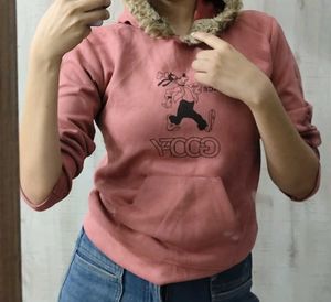 Cute Goofy Print Hoodie