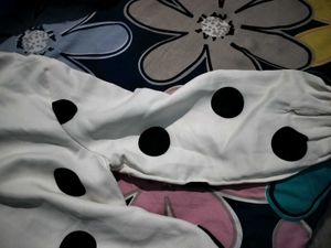 Polka Dot Off-Shoulder Top
