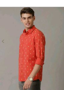 CAVALLO Men's Red Ethnic Kurta