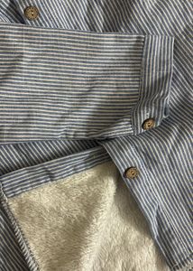 Blue Striped Miffy Button-Up Shirt