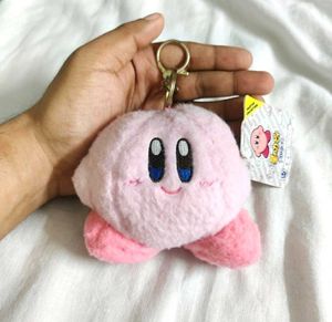 Fluffy Kirby Plush Bag Charm (Rare Find)
