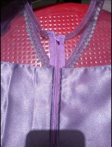 Elegant Lavender Silk Kurta duppata