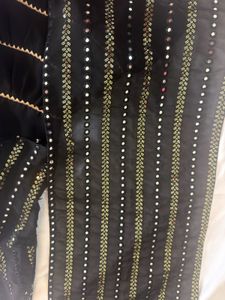 Designer Black Sequined Lehenga Choli