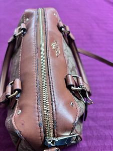 Coach Monogram Shoulder Bag