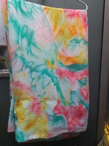 Vibrant Print Saree