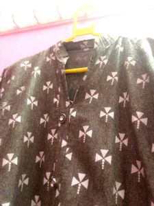 Unique Patterned Button-Up Kurti