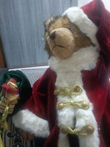 christmas teddy bear