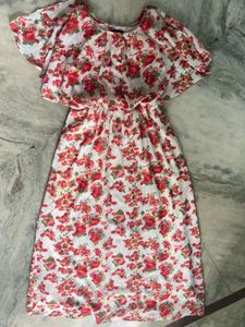 La Zoire Floral Print Maxi Dress