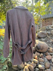 Checkered Women's Coat
