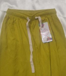 Mustard Wide Leg Lounge Pants