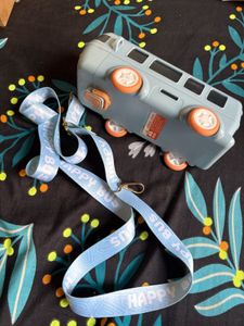 Blue Toy Bus