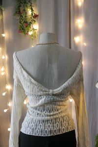 Elegant Off-Shoulder Lace Top