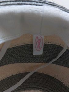 Grey Woven hat