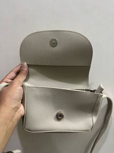 Chic Off-White Crossbody Bag