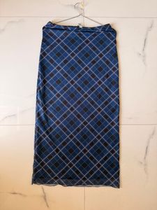 Plaid Maxi Skirt