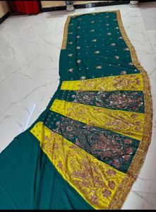 Lehenga Choli type saree