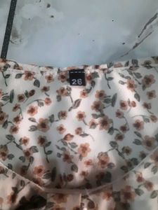 Floral Print Cropped Top