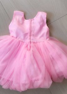 Beautiful Pink and White Partywear Frock