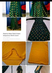 Elegant Green &amp; Yellow Kurta