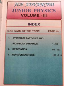 Narayana Physics JEE Advanced Books