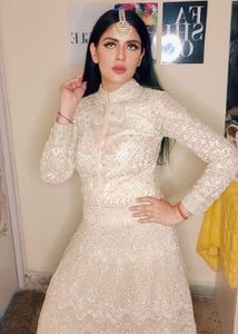 Designer Adi’s Ivory floor Length Anarkali Gown