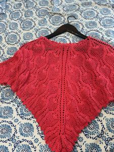 Crochet valentine Knit Top