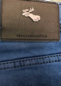 A&amp;F Blue Wash Denim Jeans