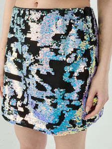Sparkling Sequin Mini Skirt
