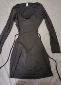 Chic Black Cut-Out Mini Dress