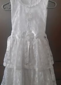 White Gown For Girls