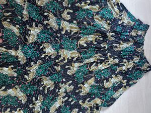 Bohemian Leopard Print Maxi Skirt