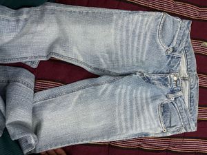 Low Rise Light Wash Flare Jeans