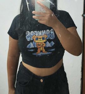 Cute "BONKERS" Bear Graphic T-Shirt