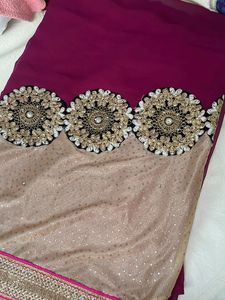 Stunning Embroidered Saree