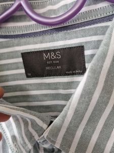Men's Striped Short Sleeve Shirt