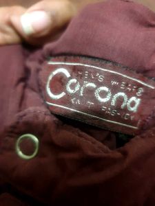 Maroon Sleeveless Jacket