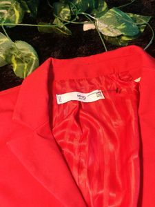 Chic Coral Blazer