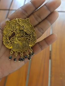 Krishna Germen golden oxidised pendent😍