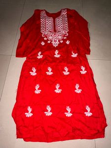Reyon Kurta Plazzo Set