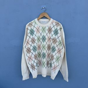 Argyle Pattern Sweater