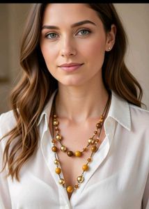 Beaded Statement Necklace