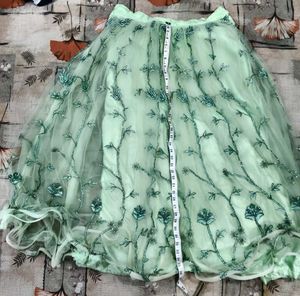 Embroidered Mint Green Blouse