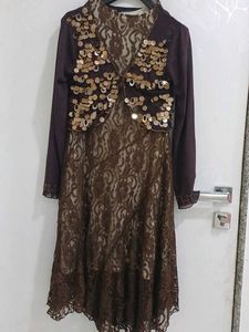 Sequin Embellished Ethnic Gown