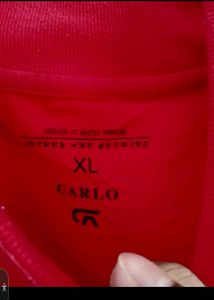 Carlo red Tshirts