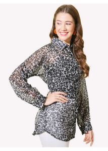 Animal Print Mini Dress