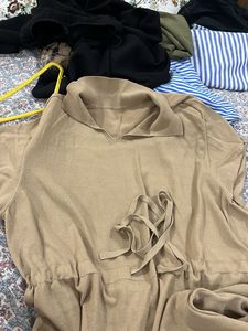 Chic Beige Knit Midi Dress