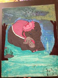 Dumbo the Elephant Painting