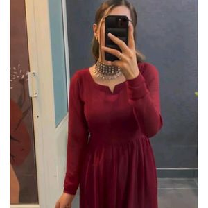 Today's Offer ₹150 Full Lenght + Full Sleeves Georgette Kurti