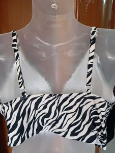 Zebra Print Crop Top