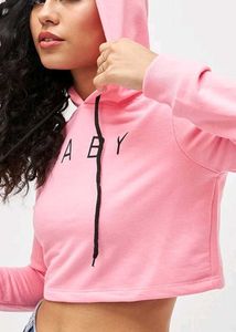 🩷 New Baby Pink Cropped Hoodie